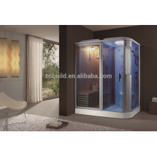 K-704 Indoor sauna bath complete steam shower room with whirlpool bathtub